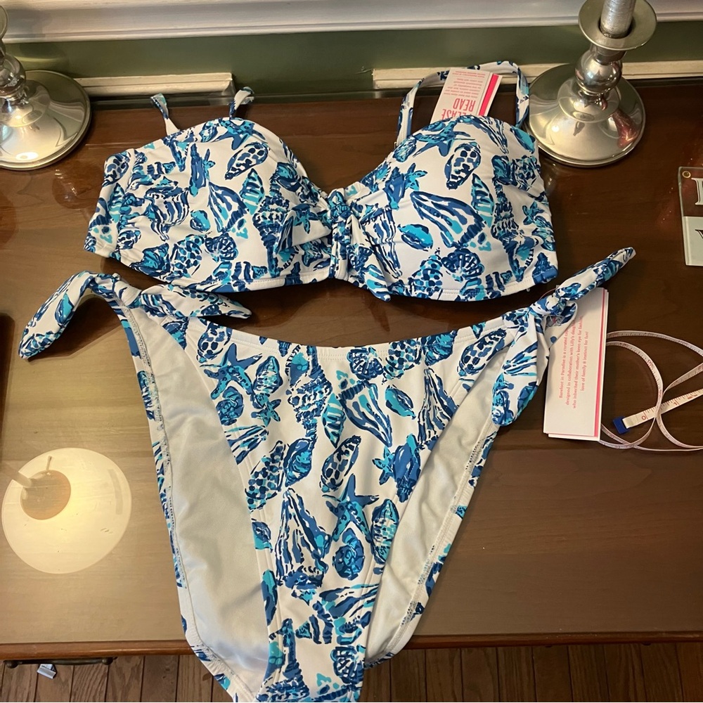 Lilly Pulitzer-Harlen Bikini Top and Roga Bikini Bottom, in “Resort White”, 12